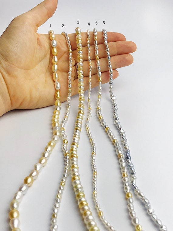 South Sea Keshi Pearl Strands (507 No. 1-6)