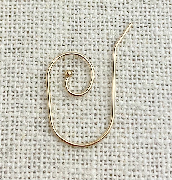 14k GF Interchangeable Ball End Ear Wire 0.66mm