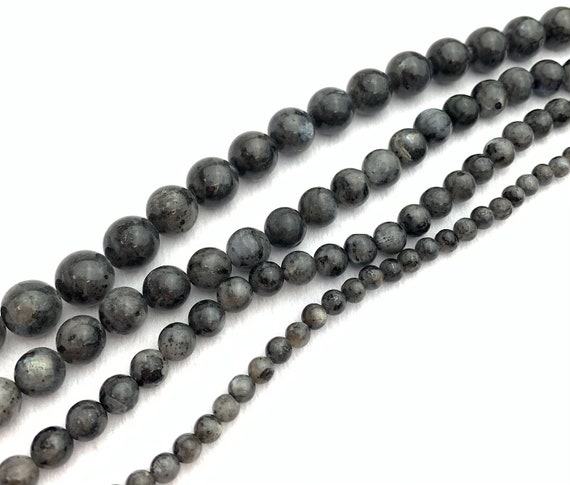 Black Labradorite Bead Strand Sku#M2900