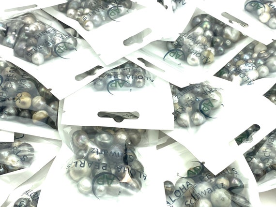 Bag of 30 Tahitian Pearls, 8mm-15mm