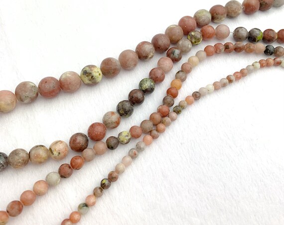 Plum Jasper Bead Strand