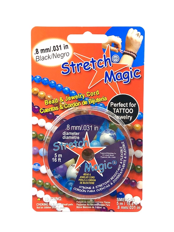 Black strong and stretchy elastic string , SKU# SME05-03