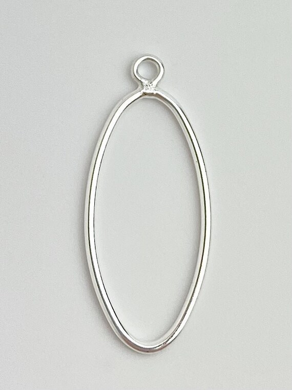 Oval Drop w/Closed Jump Ring