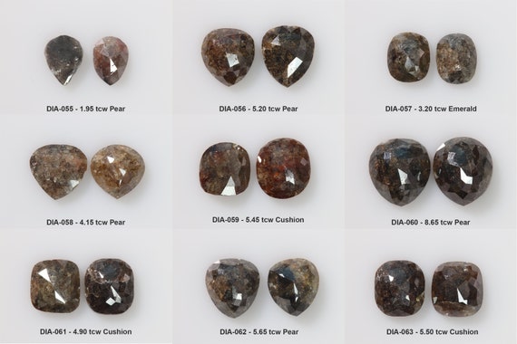 Natural Diamonds, Choose  (DIA-055 to 063)
