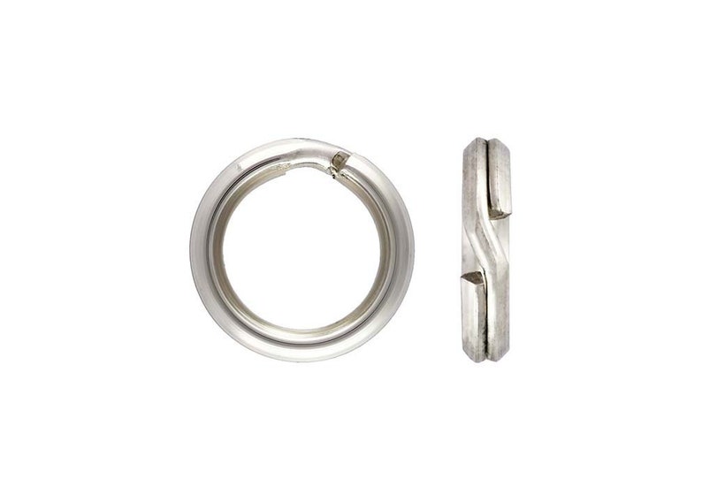 Made in USA #5002150A Sterling Silver 5.20mm Round Split Ring