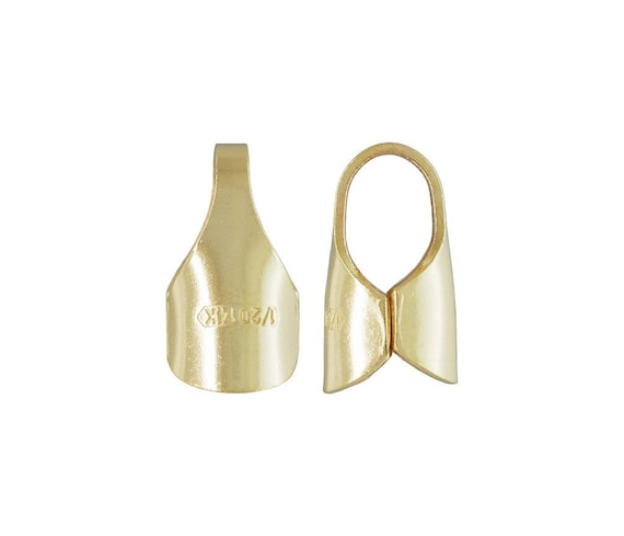 4.0mm ID Round Endcap, 14k gold filled. Made in USA. #4002940