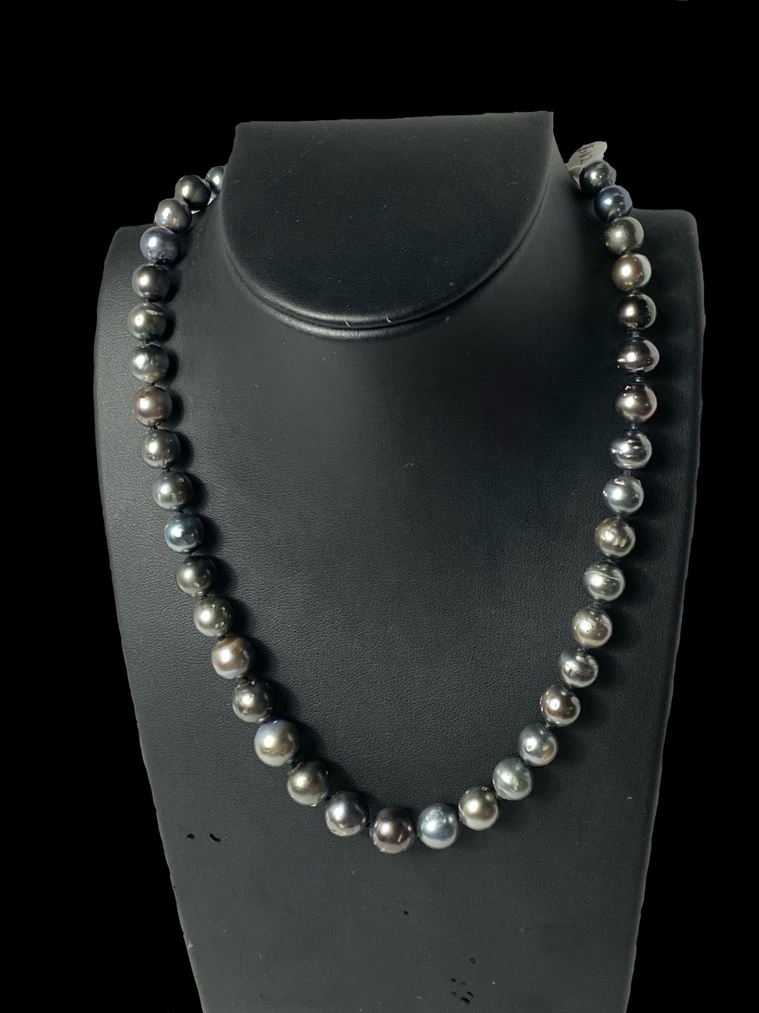 Pearl Necklace with Sterling Silver Beads for Women - Talisa