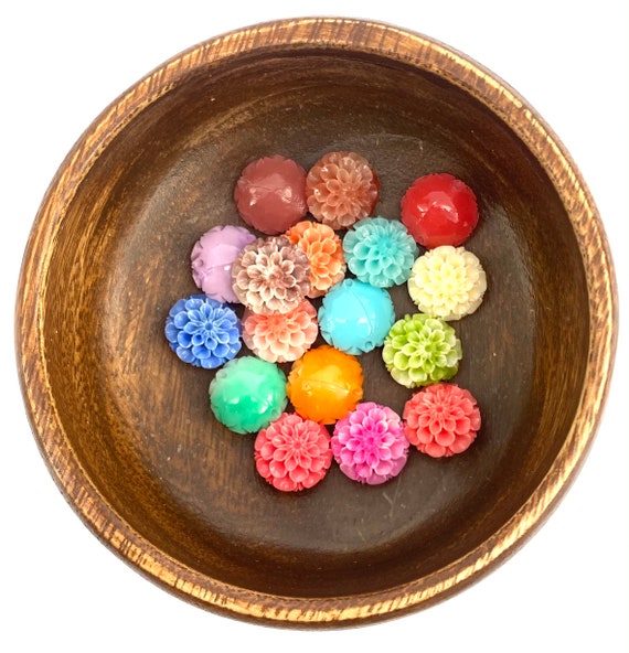 Mother Of Pearl Large Flower Beads, Sku#M440