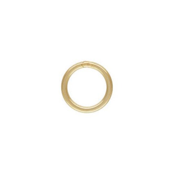 19.5ga Closed Jump Ring 0.89x7mm, 14k Gold Filled, Sterling Silver, #4004504C