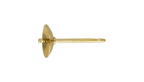 6.0mm Pearl Cup & Post GP, 14k gold filled. Made in USA. #4005886