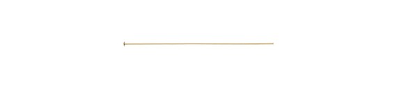 Headpin 24ga .020x2.0"(0.50x50.8mm).060"Head, 14k gold filled. Made in USA. #4005378