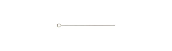 Eyepin 22ga .025x1.5"(0.64x38.1mm) AT, 14k gold filled. Made in USA. #5005458