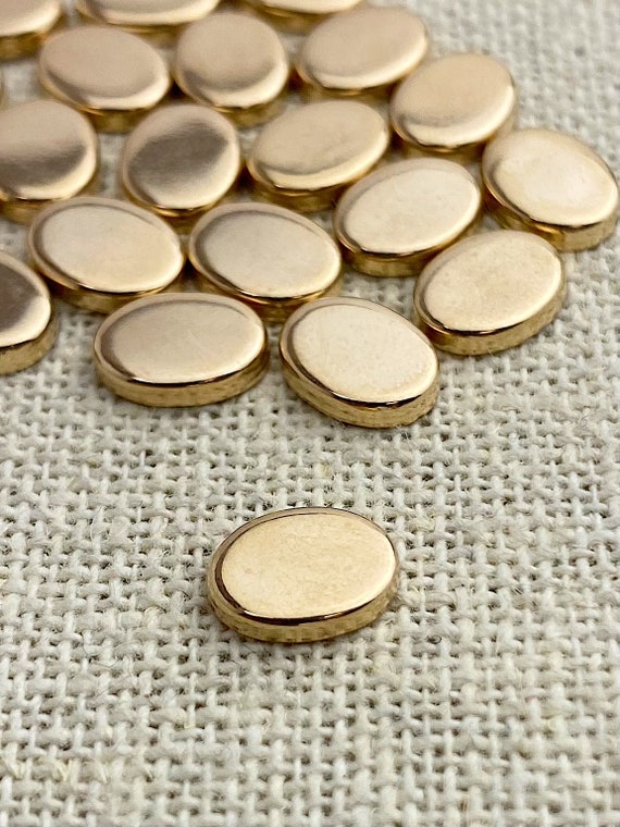 14k GF Oval Bezel Cup 8x6mm (1.6mm High)