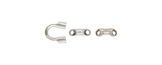 Cable Thimble .045" Hole, Sterling Silver. Made in USA. #5003593L