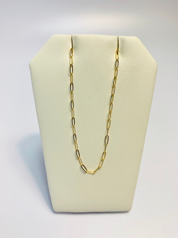 1.mmx 3.5mm Elongated Cable Chain 14k Gold Filled. Made in USA. S 1406 F