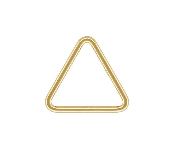 Triangle .035x.394" (0.89x10.0mm), 14k gold filled. Made in USA. #4004420TRC