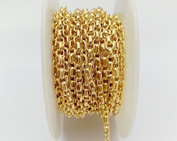 3.4mm Gold Filled Fancy Cable/Brac Chain