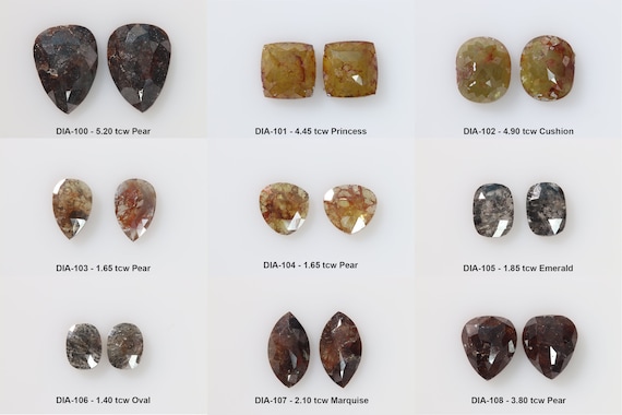 Natural Diamonds, Choose  (DIA-100 to 108)