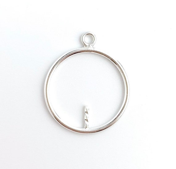 Round Drop w/peg & Closed jump Ring