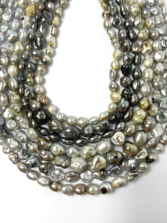 Tahitian Keshi pearl strands, SKU# 3003