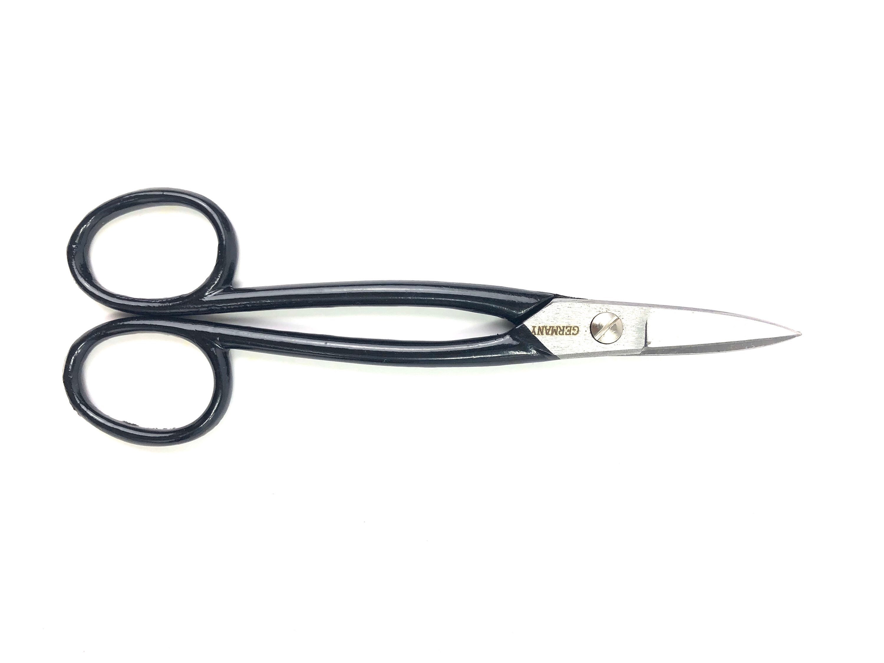 Jewelers scissor shear , black coated handle , SKU 070730