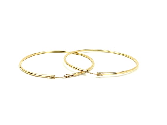 14KGF Hoops , Sku#090 C 8 GF