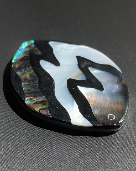 Abalone mother of pearl bead, SKU#M830