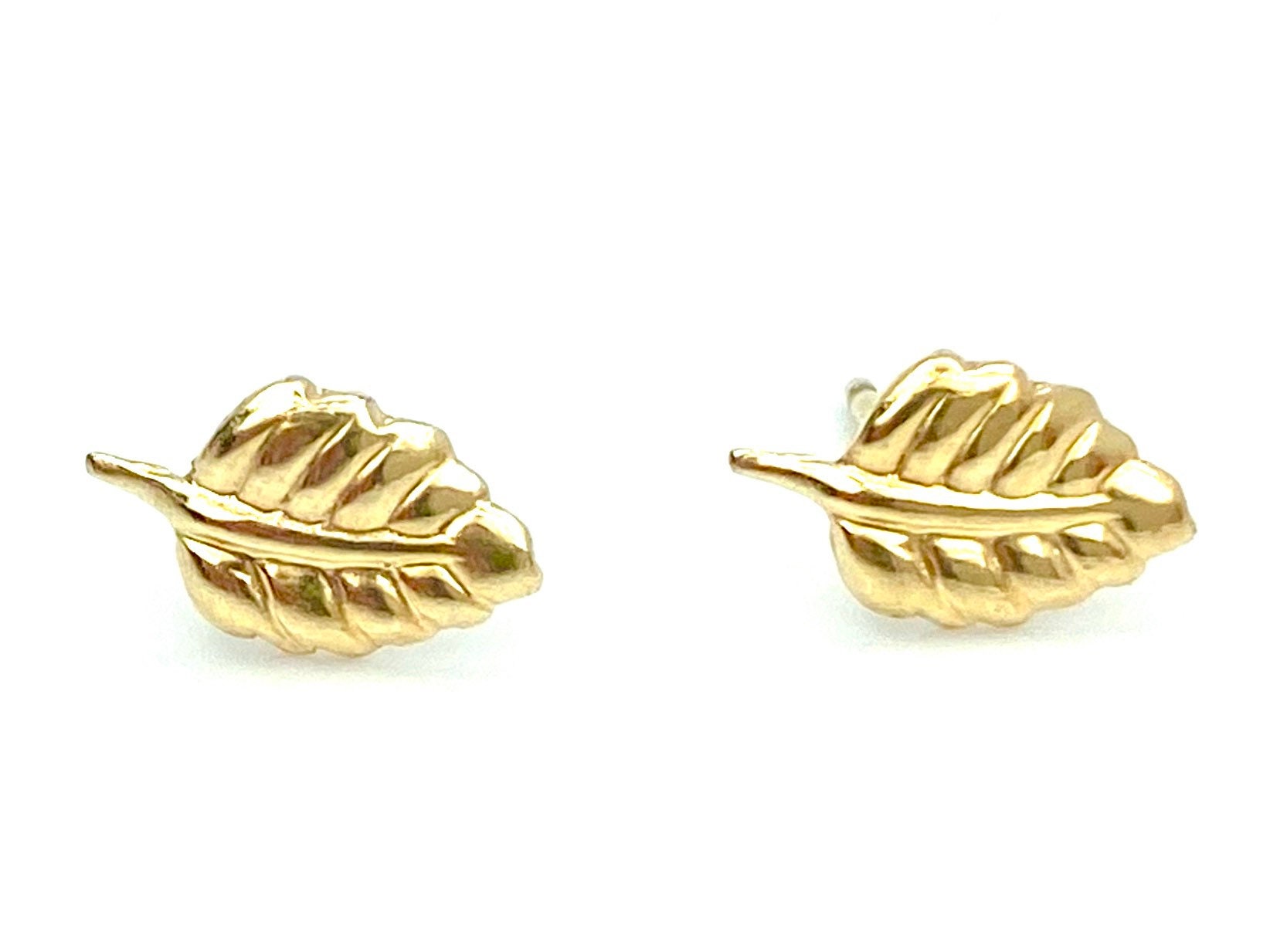 14KGF Leaf Studs , Sku637-4 - Etsy 14KGF Leaf Studs , Sku637-4 - Etsy