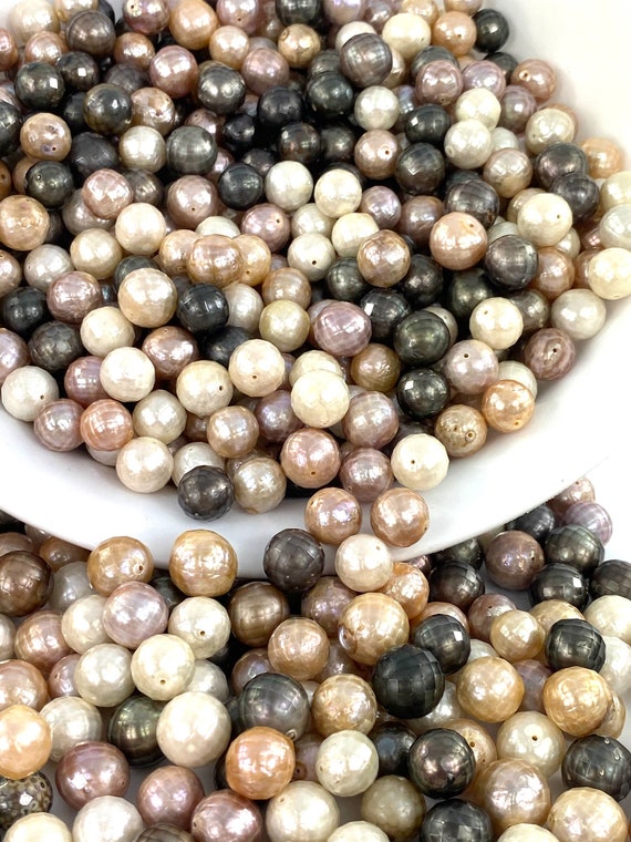 Beautiful Gemstone Skin Tahitian and Edison Pearls, 100% Natural Colors