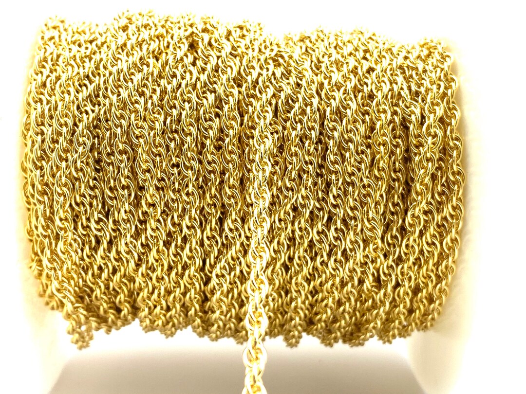 14KGF Double Rope Chain , Sku#25r - Etsy