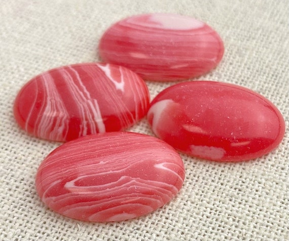 Rhodochrosite Oval Cabochon