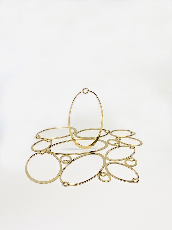 Gold Filled Petal / Oval Shaped Finding, 14k gold fill, gold filled, SKU# 040-Ov-5 CRF JR Top