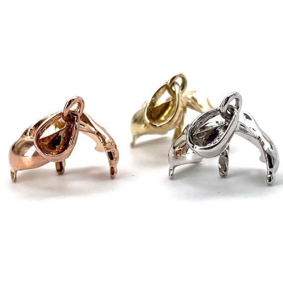 14K solid white gold, yellow gold and rose gold, SKU#TP-002