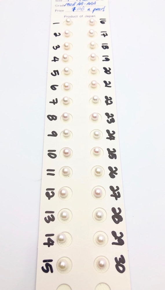Akoya 4-4.5mm Matched Pearls - AAA (904)