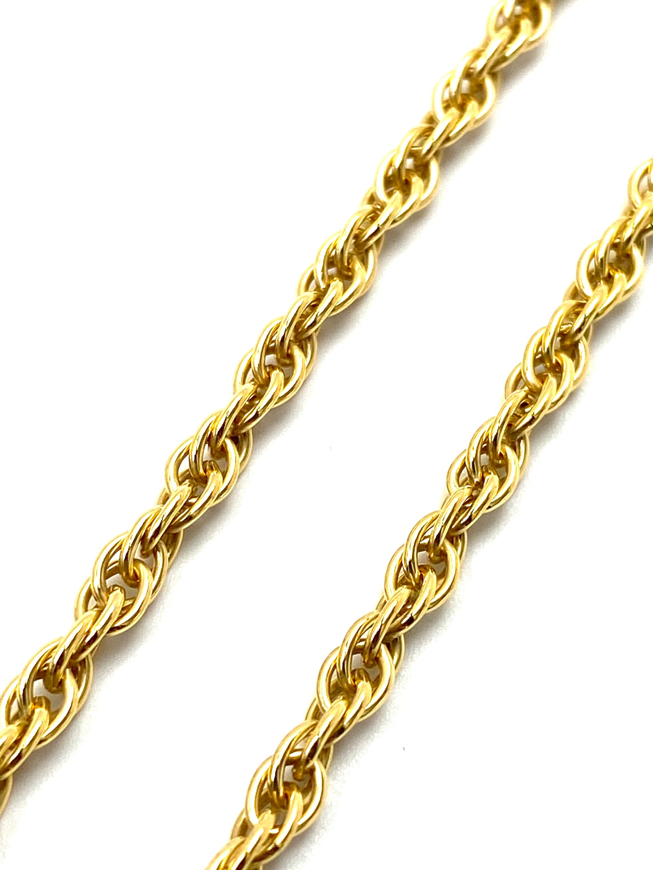 26 and 25 14KGF Double Rope Chain 14K Gold Filled SKU 25 R