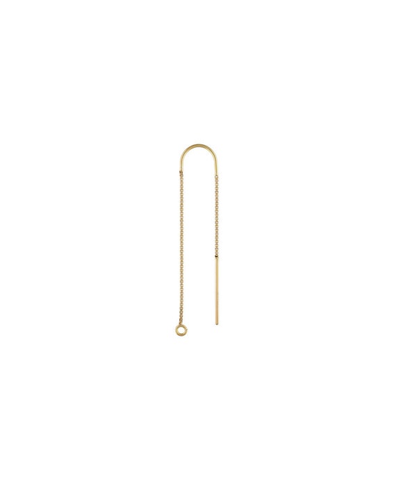 U-Threader Box Chain Drop w/Ring GP, 14k gold filled. Made in USA. #4006430XB2