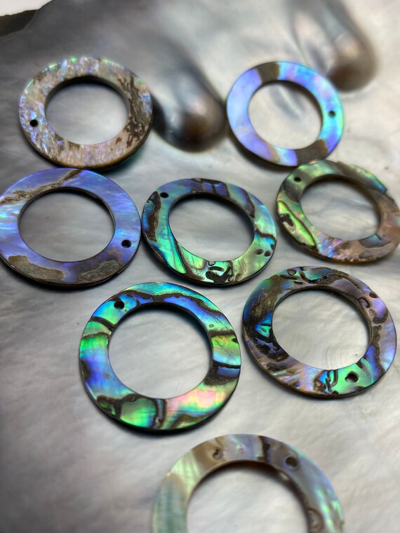 Circle abalone mother of pearl, SKU# M853