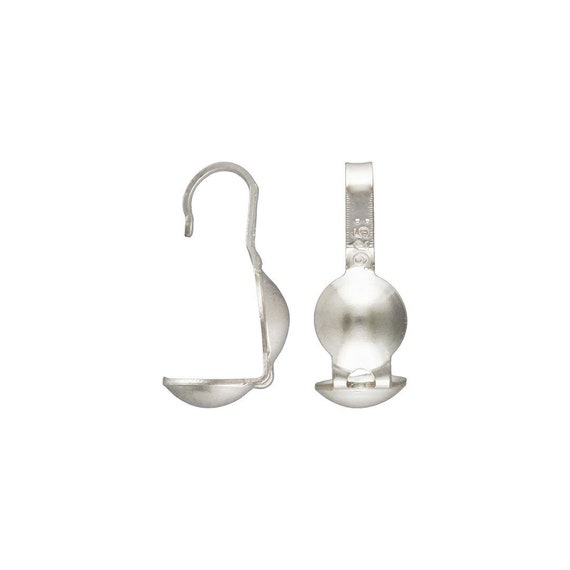 Clamshell Bead Tip (.022" Hole), Sterling Silver. Made in USA #5001180