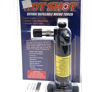 The Hot Shot, Butane Refillable Micro Torch