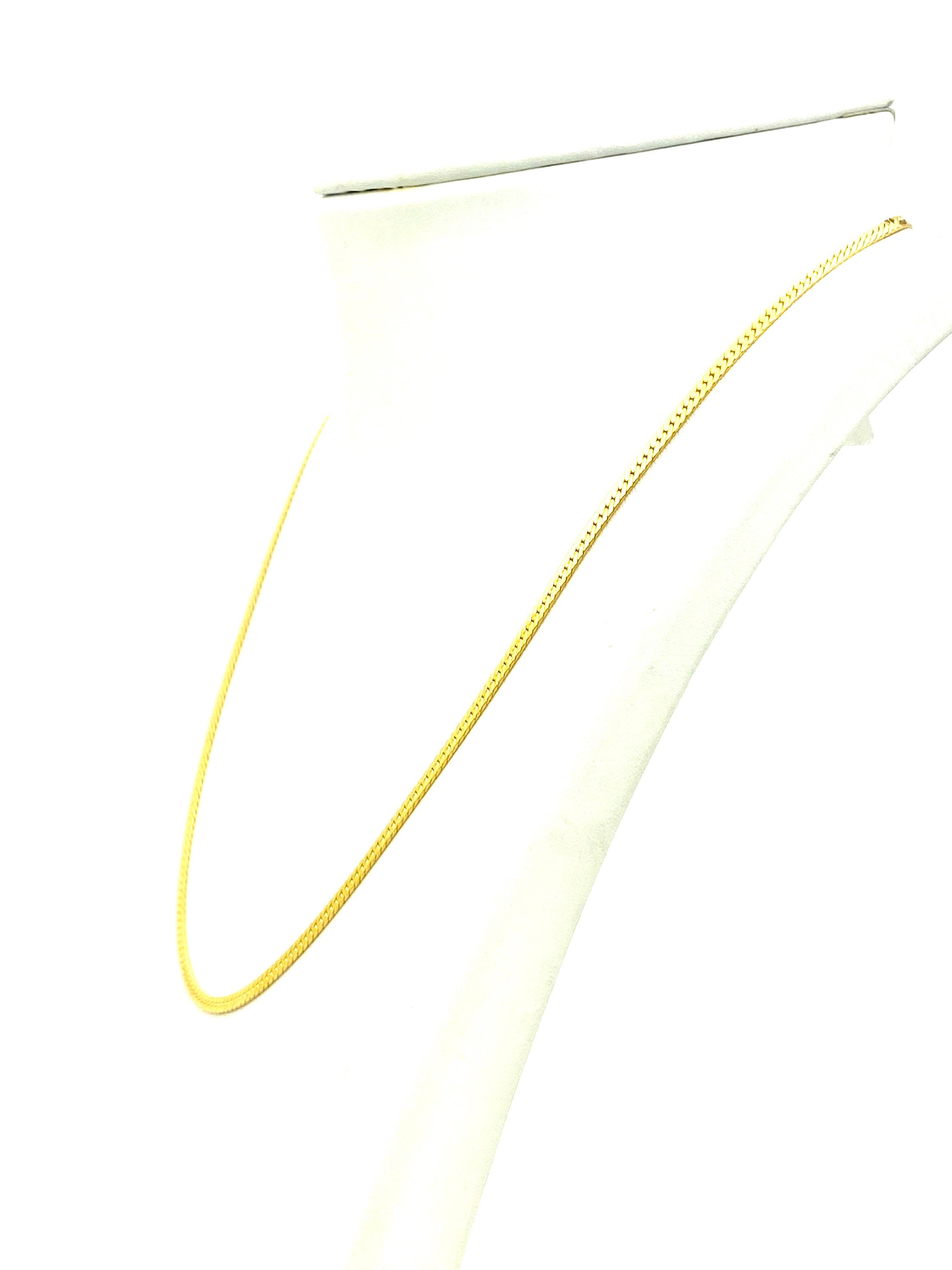 14KGF Herringbone Chain 16” 18” 20” , SkuHB3