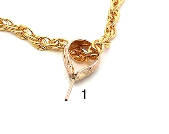 14k Gold Filled Heirloom Pendant