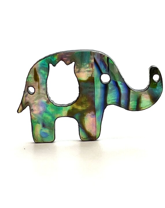 Abalone Mother of Pearl elephant