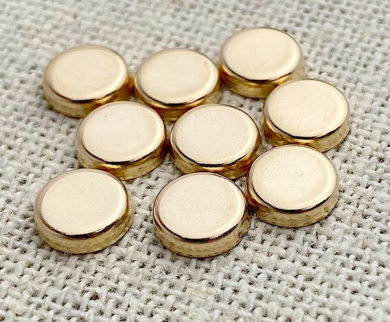 14k GF Round Bezel Cup
