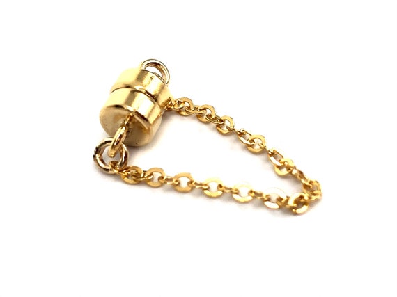 40mm Flat Cable Safety Chain w/Magnetic Clasp Sku#4013172F40M