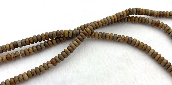 Picture Jasper Bead Strand