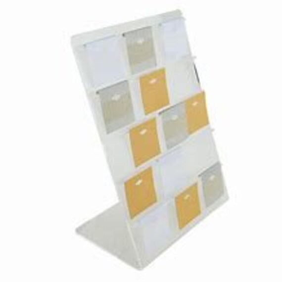 Clear Acrylic Earring Hanging Card  Rail Display Rack