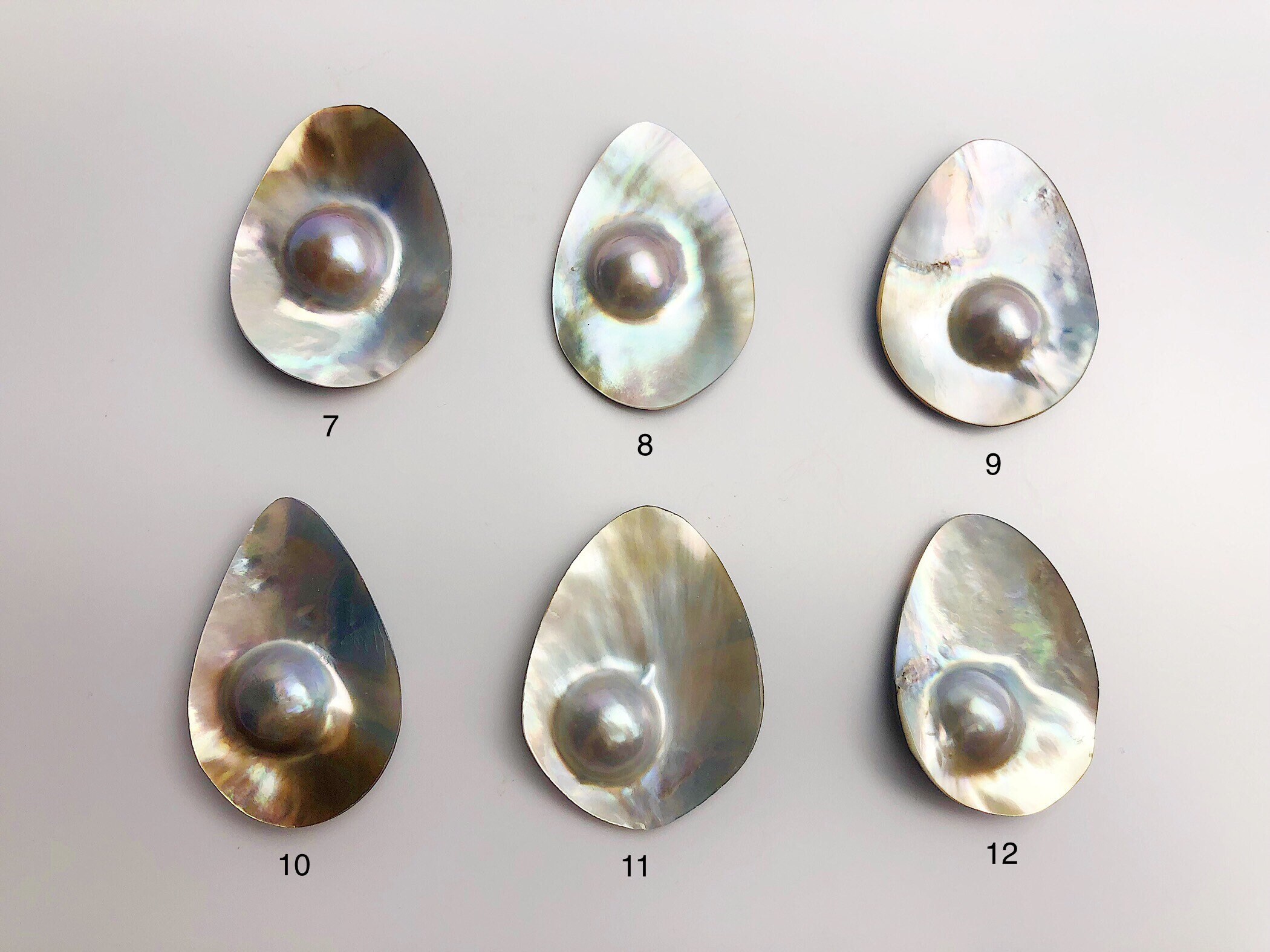 South Sea Mabe Pearls Natural Color (555 No. 112 )