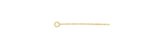 Sparkle Eyepin 24ga .020x.1.0"(0.50x25.4mm), 14k gold filled. Made in USA. #4005464P1