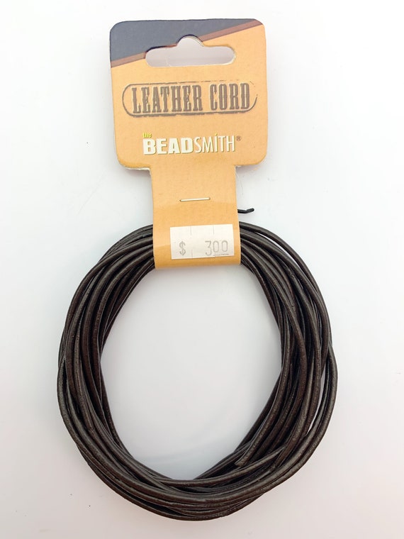 Brown Leather Cord - 2mm - 5 Yards