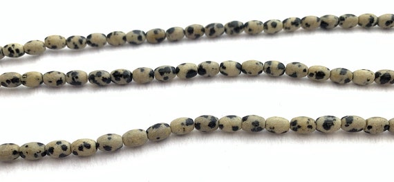 Dalmatian Jasper Bead Strand Sku#M2817